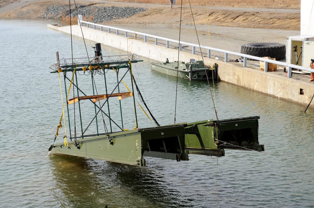 Crew Model Water Landing Module Assessment  Photographs taken at Aberdeen Test Facility  Aberdeen MD. 