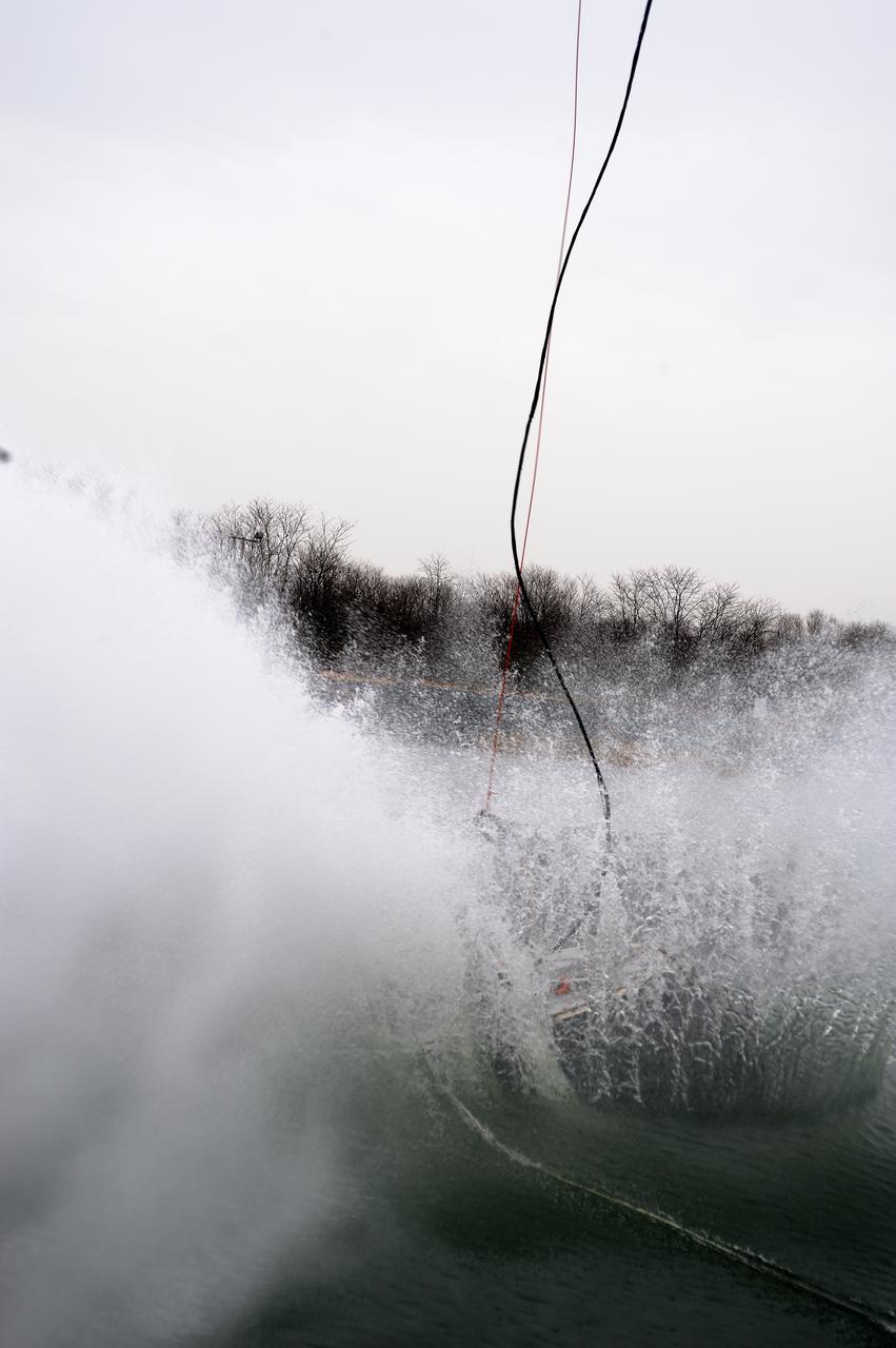 Crew Model Water Landing Module Assessment  Photographs taken at Aberdeen Test Facility  Aberdeen MD. 