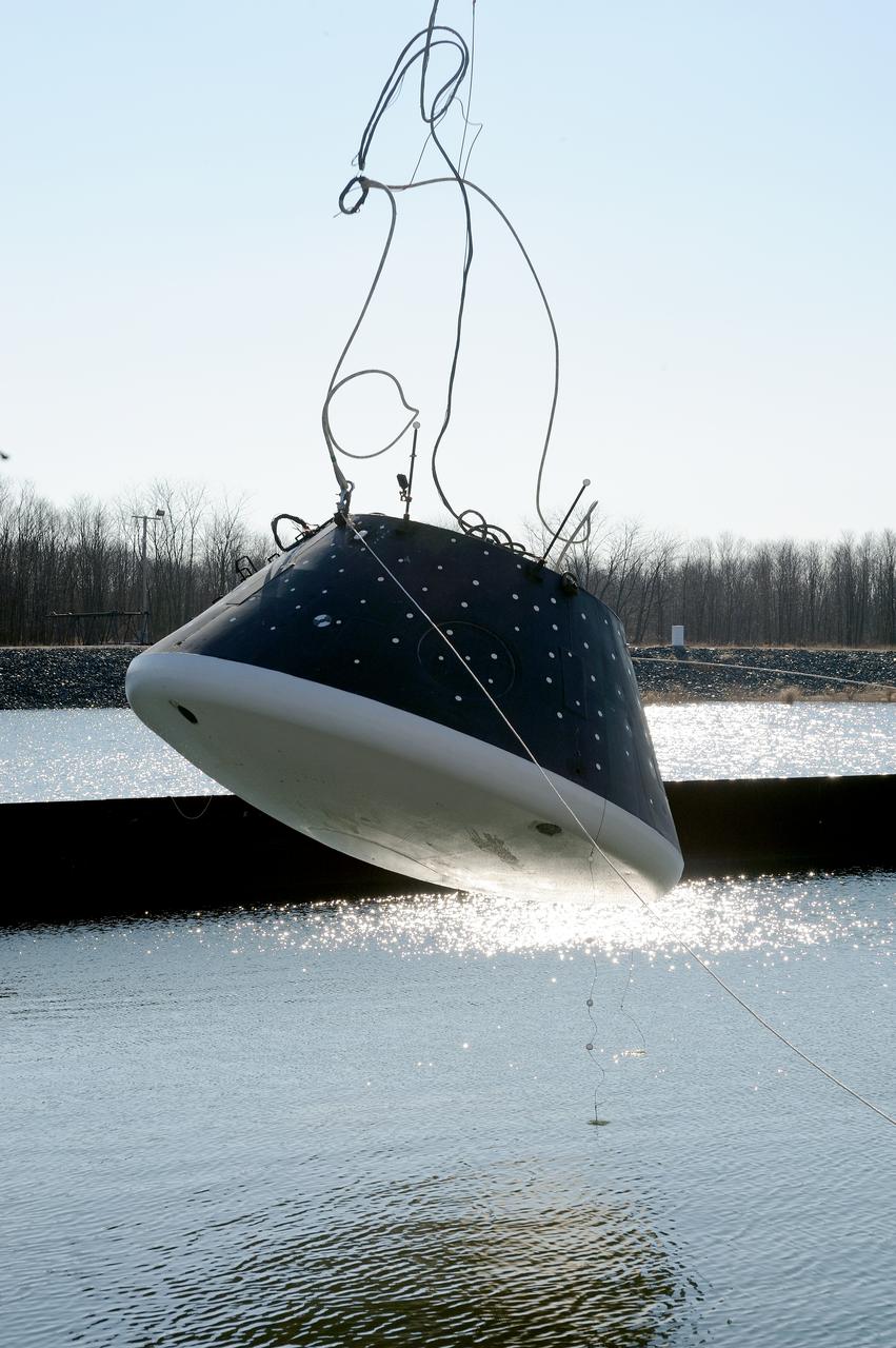 Crew Model Water Landing Module Assessment  Photographs taken at Aberdeen Test Facility  Aberdeen MD. 