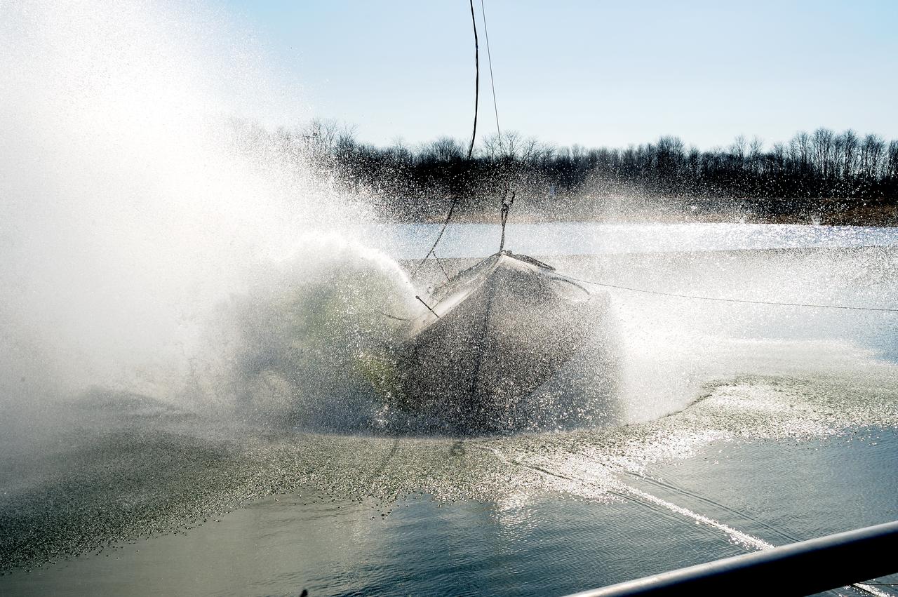 Crew Model Water Landing Module Assessment  Photographs taken at Aberdeen Test Facility  Aberdeen MD. 