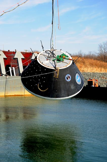 NASA image: Crew Model Water Landing Module Assessment 