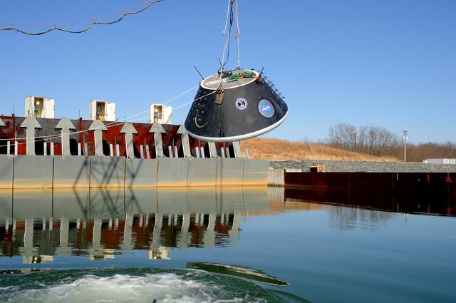 NASA image: Crew Model Water Landing Module Assessment 