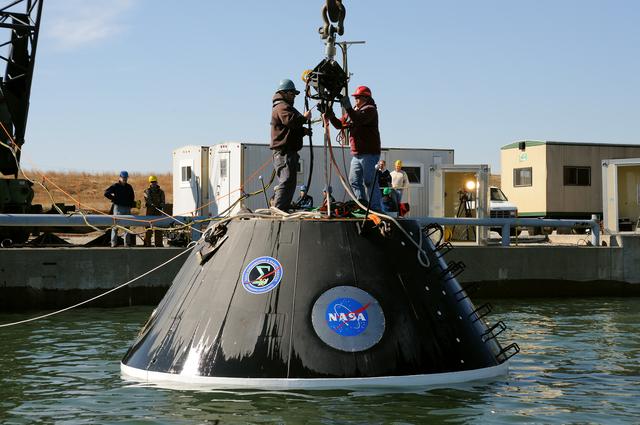 NASA image: Crew Model Water Landing Module Assessment 