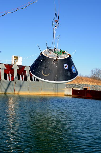 NASA image: Crew Model Water Landing Module Assessment 