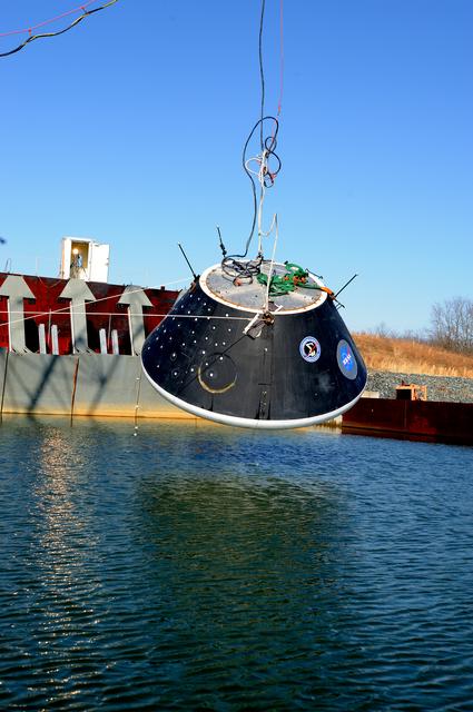 NASA image: Crew Model Water Landing Module Assessment 