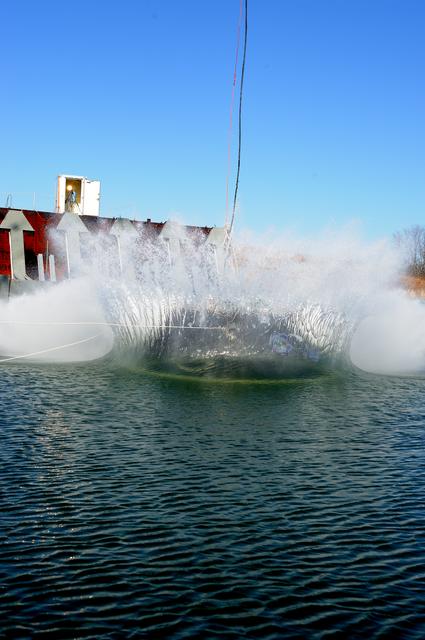 NASA image: Crew Model Water Landing Module Assessment 