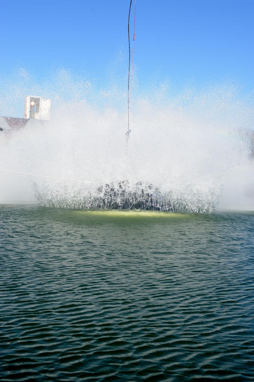 Crew Model Water Landing Module Assessment  Photographs taken at Aberdeen Test Facility  Aberdeen MD. 