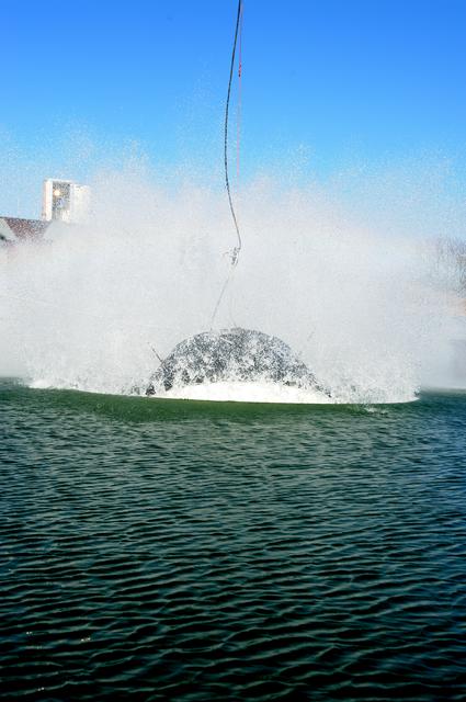 NASA image: Crew Model Water Landing Module Assessment 