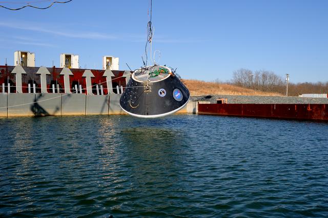 NASA image: Crew Model Water Landing Module Assessment 