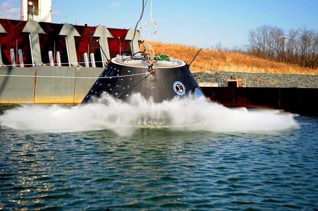 NASA image: Crew Model Water Landing Module Assessment 
