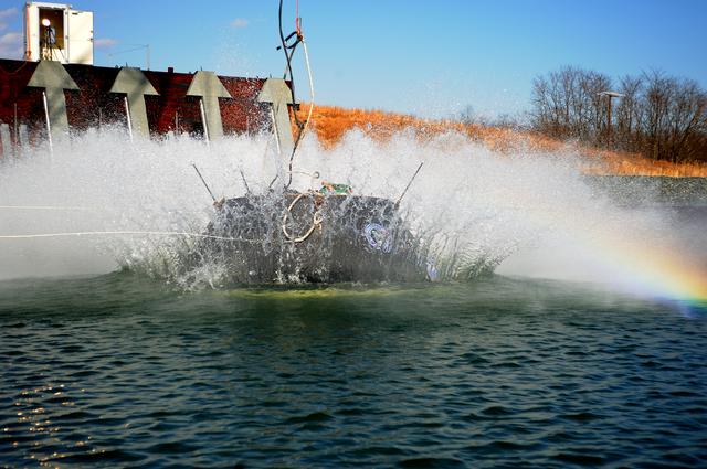 NASA image: Crew Model Water Landing Module Assessment 