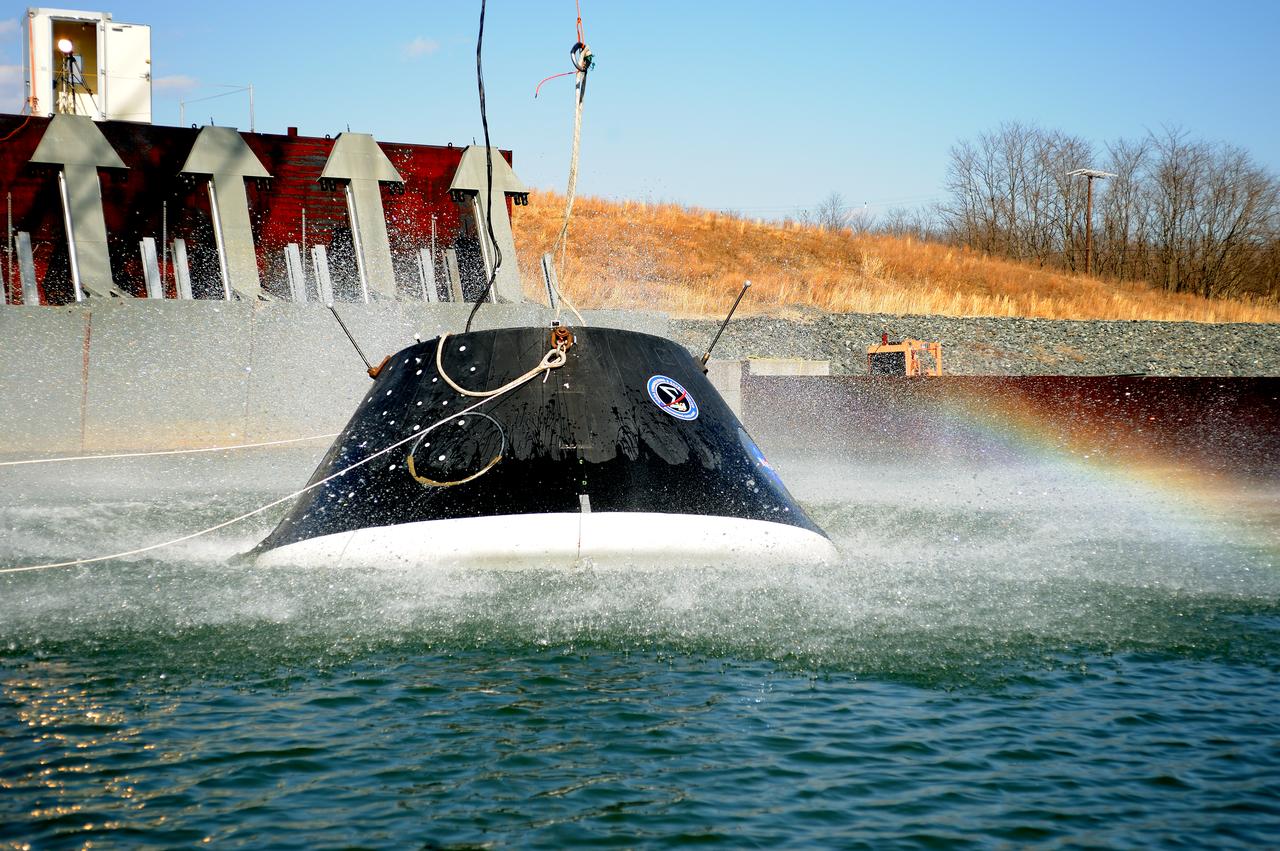 Crew Model Water Landing Module Assessment  Photographs taken at Aberdeen Test Facility  Aberdeen MD. 