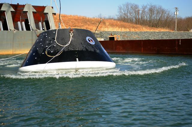 NASA image: Crew Model Water Landing Module Assessment 