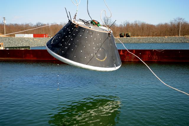 NASA image: Crew Model Water Landing Module Assessment 