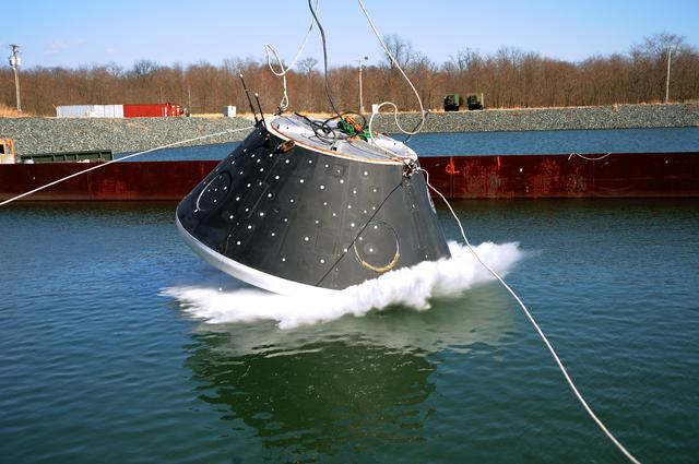NASA image: Crew Model Water Landing Module Assessment 