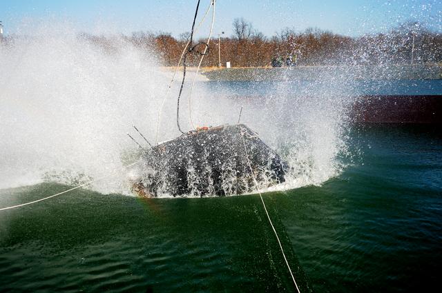 NASA image: Crew Model Water Landing Module Assessment 
