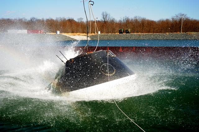 NASA image: Crew Model Water Landing Module Assessment 