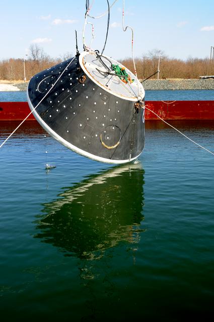 NASA image: Crew Model Water Landing Module Assessment 