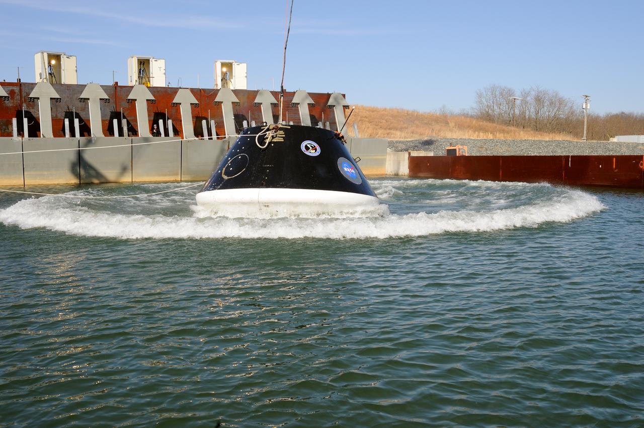 Crew Module Water Landing Model Assessment  (CMWLMA) Test site photos at Aberdeen Test Center  Aberdeen Maryland