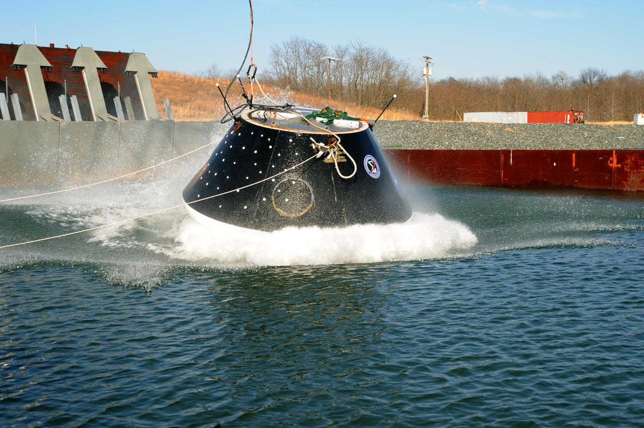 Crew Module Water Landing Model Assessment (CMWLMA) Test site photos at Aberdeen Test Center Aberdeen Maryland