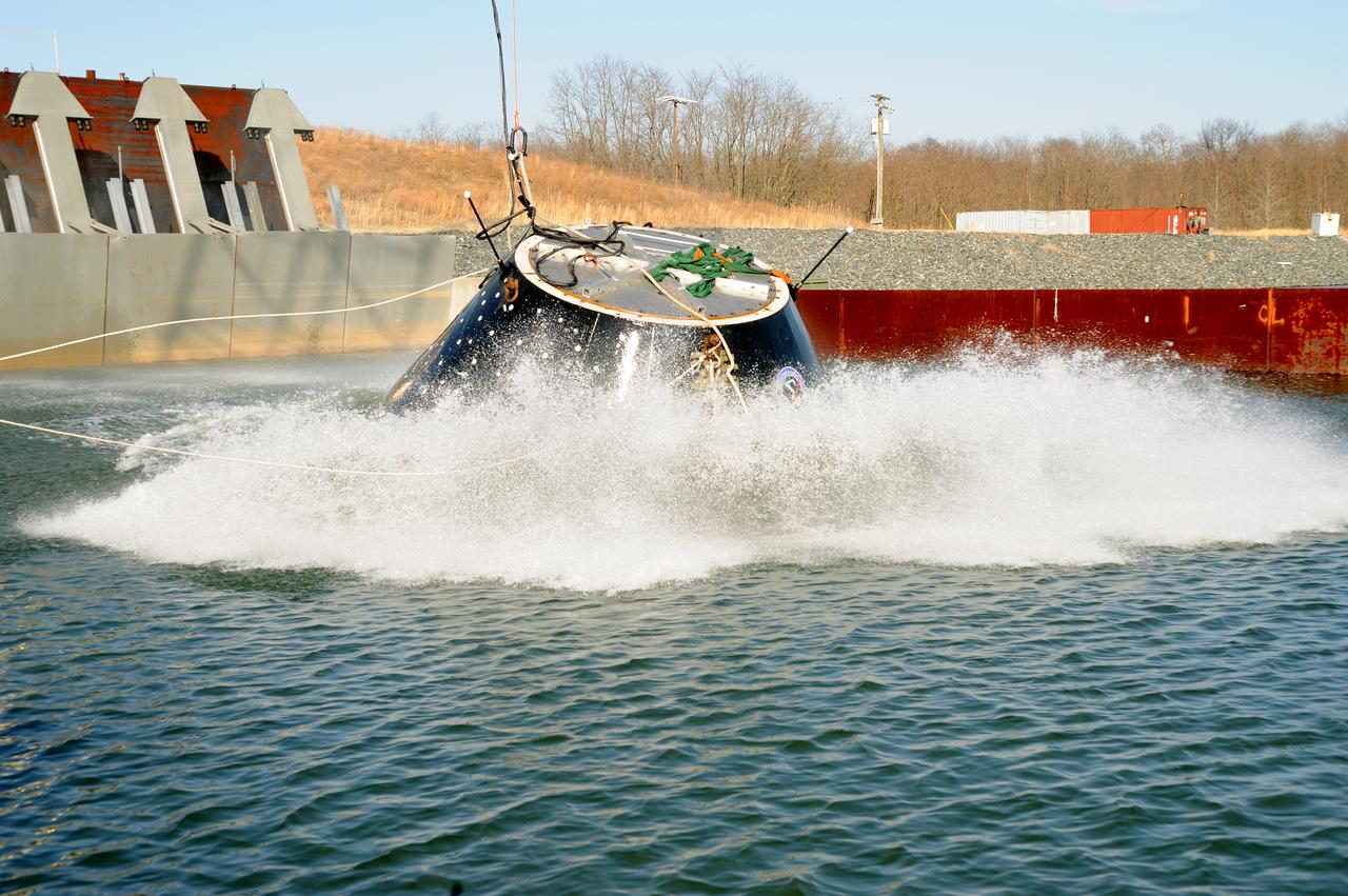 Crew Module Water Landing Model Assessment  (CMWLMA) Test site photos at Aberdeen Test Center  Aberdeen Maryland