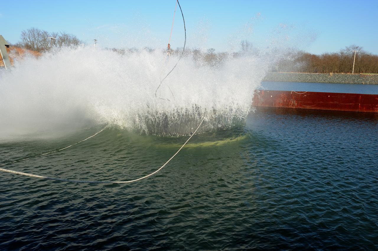 Crew Module Water Landing Model Assessment  (CMWLMA) Test site photos at Aberdeen Test Center  Aberdeen Maryland