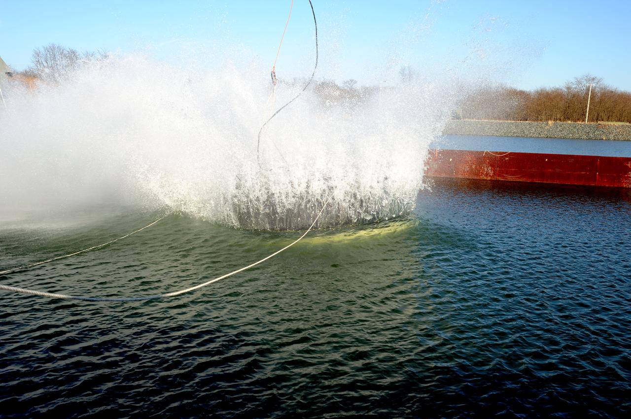 Crew Module Water Landing Model Assessment  (CMWLMA) Test site photos at Aberdeen Test Center  Aberdeen Maryland