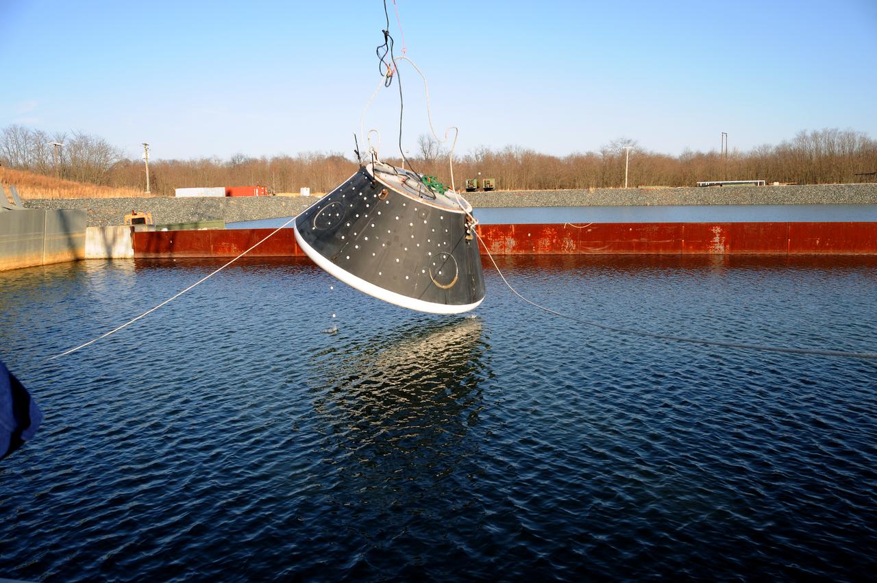 Crew Module Water Landing Model Assessment  (CMWLMA) Test site photos at Aberdeen Test Center  Aberdeen Maryland