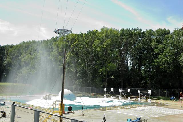 NASA image: Orion Project SPLASH BTA Water Impact POT #3