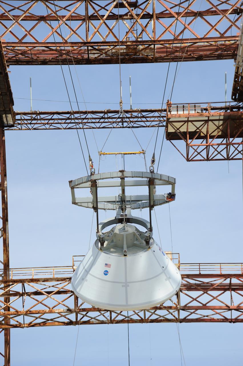 Orion Project SPLASH BTA Water Impact POT Boiler Plate Test Article (BTA) (SPLASH) Structural Passive Landing Attenuation for Survivability of Human Crew. (POT) Phase "0" Test Water Impact Test #3