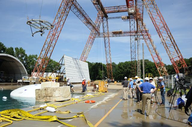 NASA image: Orion Project SPLASH BTA Water Impact POT #3