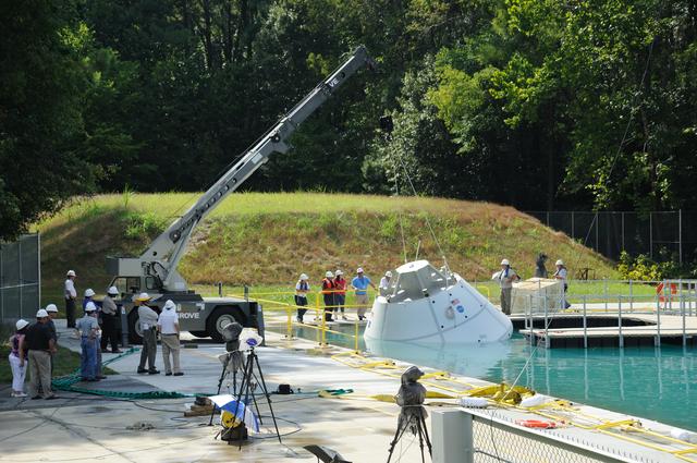 NASA image: Orion Project SPLASH BTA Water Impact POT #3
