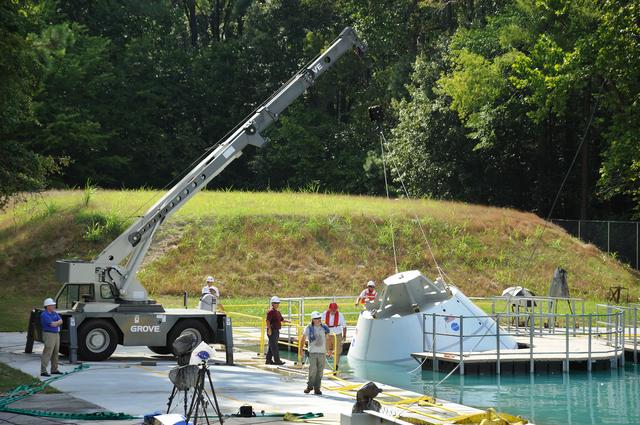 NASA image: Orion Project SPLASH BTA Water Impact POT #3