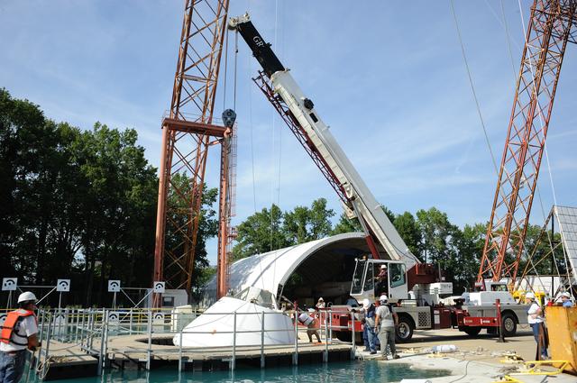 NASA image: Orion Project SPLASH BTA Water Impact POT #3