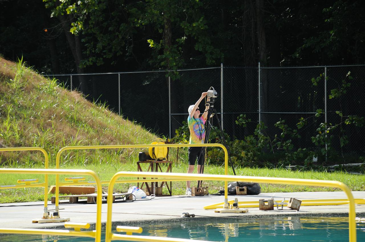 Orion Project SPLASH BTA Water Impact POT  Boiler Plate Test Article (BTA) (SPLASH) Structural Passive Landing Attenuation for Survivability of Human Crew. (POT) Phase "0" Test  Water Impact Test #3