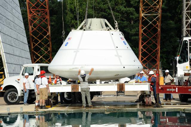NASA image: Orion Project SPLASH BTA Water Impact POT #3