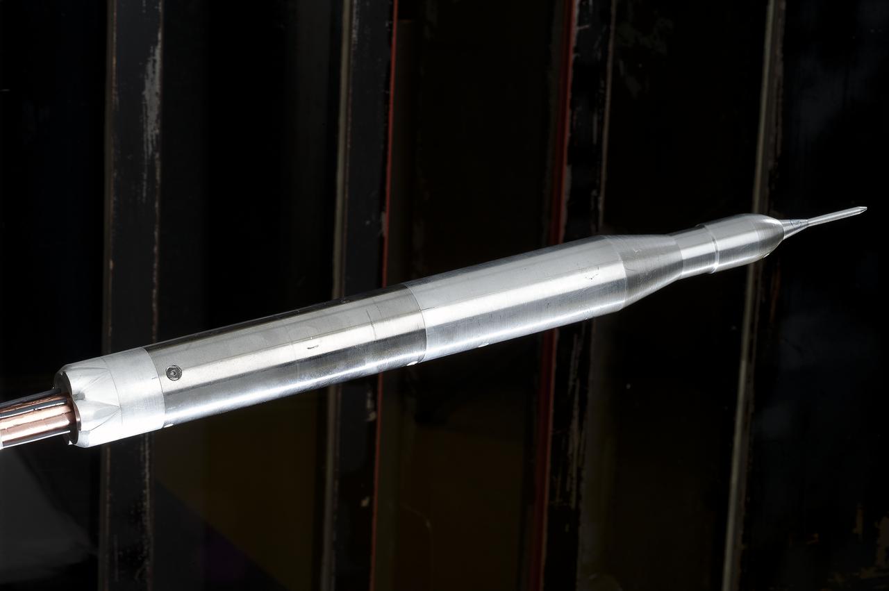 0.4% Scale (SLS) Space Launch System Model Test In NASA LaRC Unitary Plan Wind Tunnel 