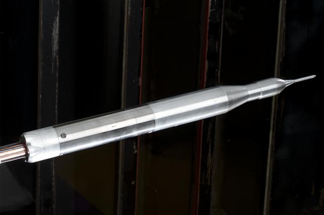 0.4% Scale (SLS) Space Launch System Model Test In NASA LaRC Uni