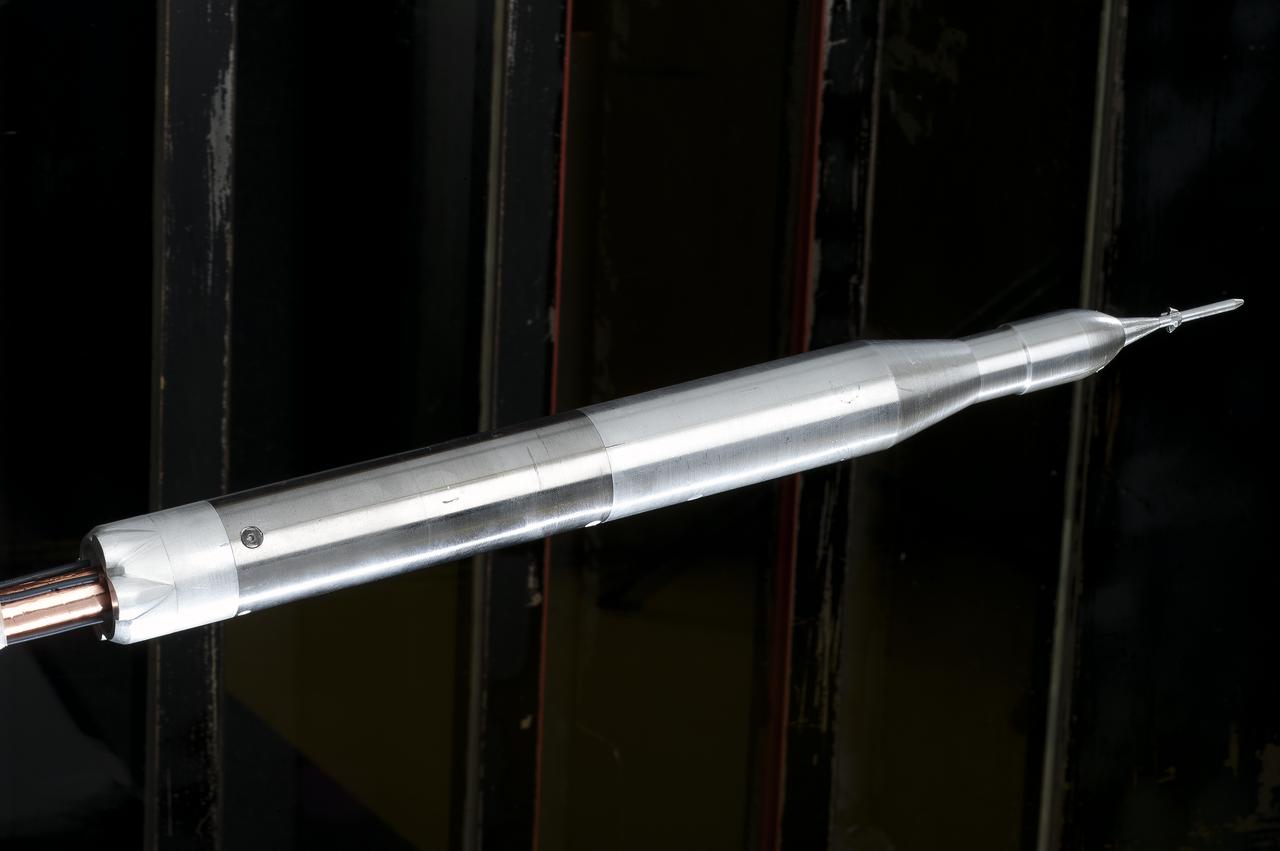 0.4% Scale (SLS) Space Launch System Model Test In NASA LaRC Unitary Plan Wind Tunnel 