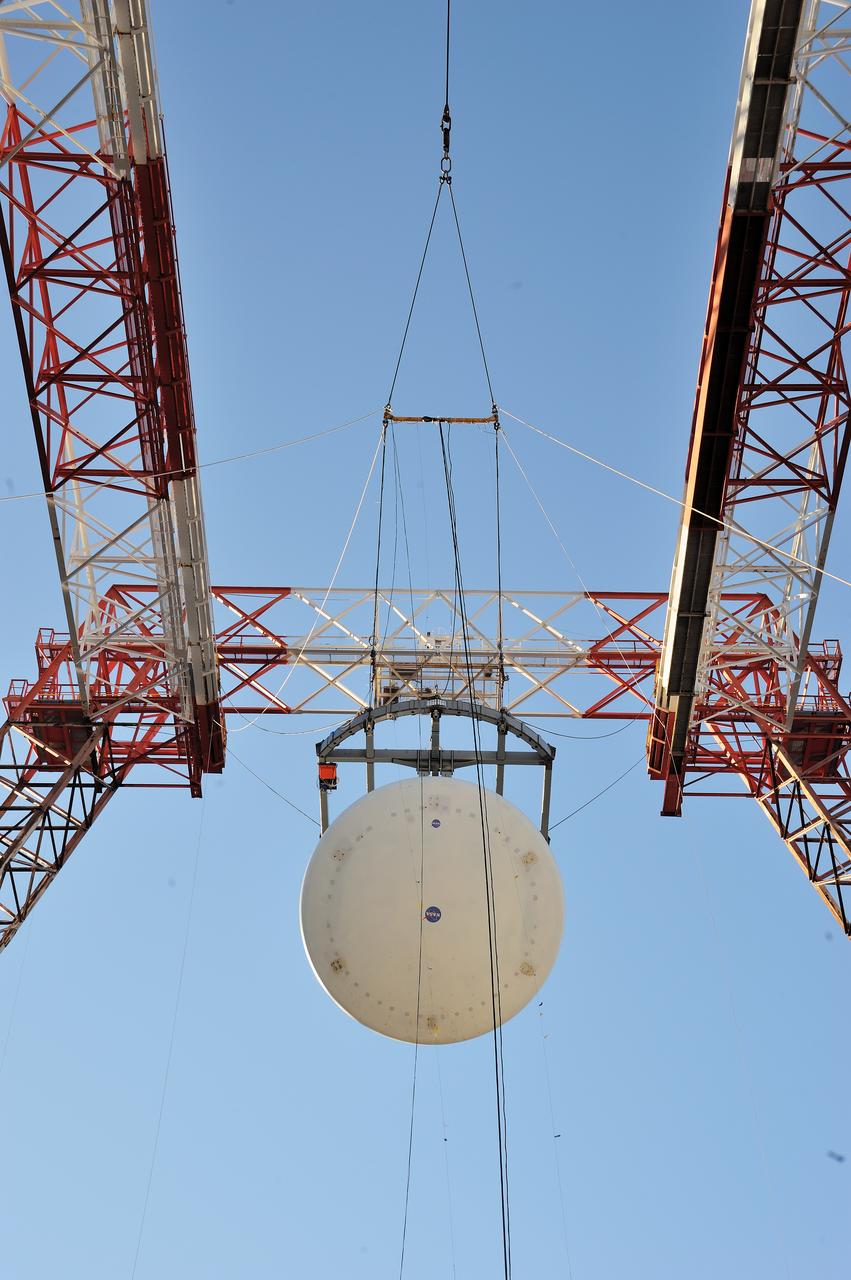 ORION Project-(SPLASH) Structural Passive Landing Attenuation for Survivability of Human Crew (BTA) Boiler Plate Test Article Water Impact Test-PIT  Test-2 Tested at the Hydro Impact Basin at the Landing and Impact Research Facility (Gantry)