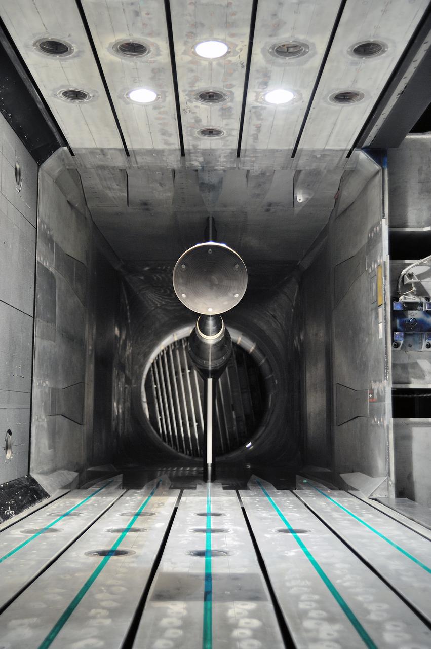 MPCV Orion 7% Crew Module in (NTF) National Transonic Facility, Test team for T211, 7% Orion CM in NTF