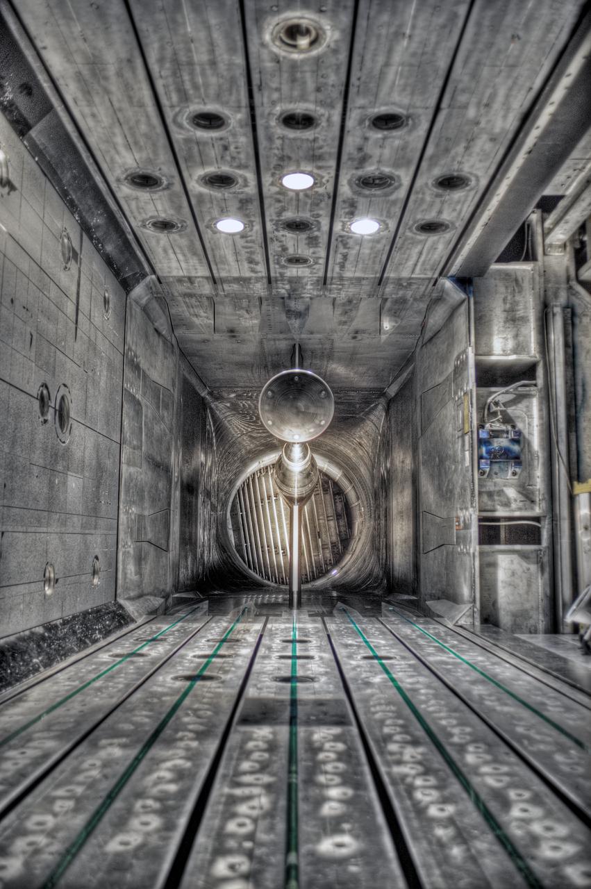 MPCV Orion 7% Crew Module in (NTF) National Transonic Facility, Test team for T211, 7% Orion CM in NTF