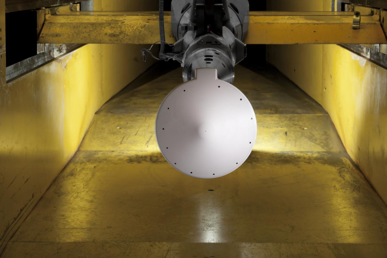 Test 1875 in Unitary Plan Wind Tunnel (UPWT) HIADS TTPM: Trim Tab study on various cone angled heat shields (TTPM) Technology Technical Performance Metric (HIADS) Hypersonic inflatable aerodynamic decelerators 