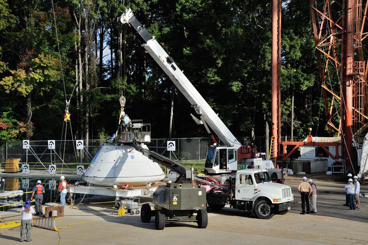 SPLASH BTA Phase 2 Vertical Tests 9: Documentation of preparation, set up and results of full scale BTA (Boilerplate Test Article) vertical drop test series performed in 2012 at the LaRC Hydro Impact Basin (HIB)