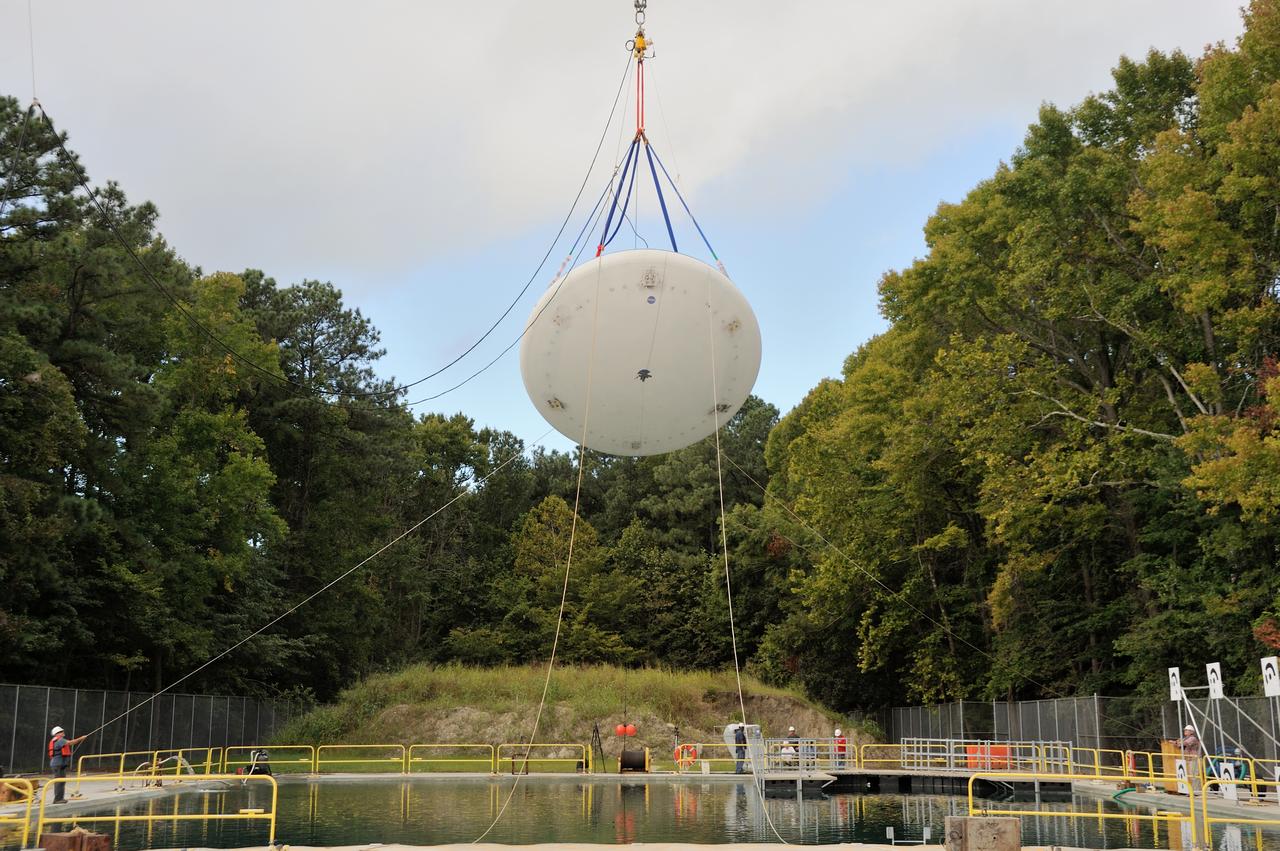 SPLASH BTA Phase 2 Vertical Tests 9: Documentation of preparation, set up and results of full scale BTA (Boilerplate Test Article) vertical drop test series performed in 2012 at the LaRC Hydro Impact Basin (HIB)
