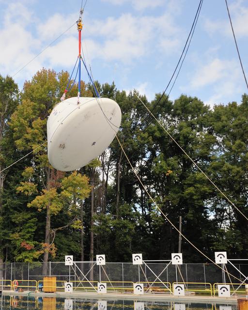 Orion SPLASH BTA Phase 2 Vertical Tests 9: at NASA Langley Resea