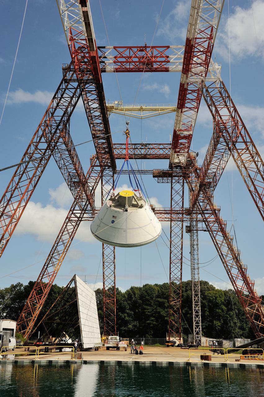 SPLASH BTA Phase 2 Vertical Tests 9: Documentation of preparation, set up and results of full scale BTA (Boilerplate Test Article) vertical drop test series performed in 2012 at the LaRC Hydro Impact Basin (HIB) 