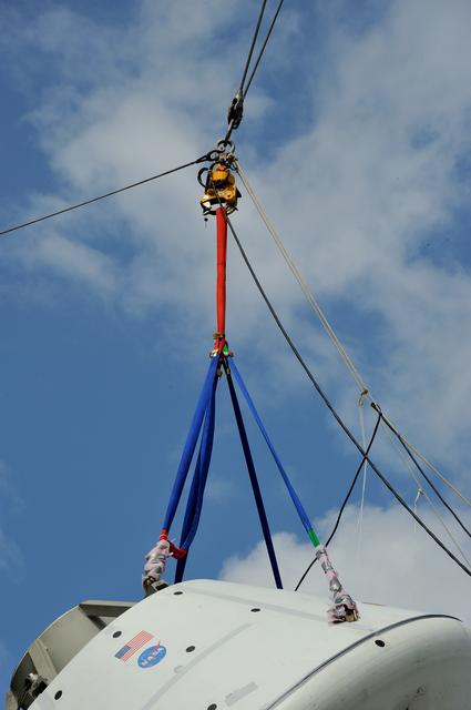 NASA image: Orion SPLASH BTA Phase 2 Vertical Tests 9: at NASA Langley Resea