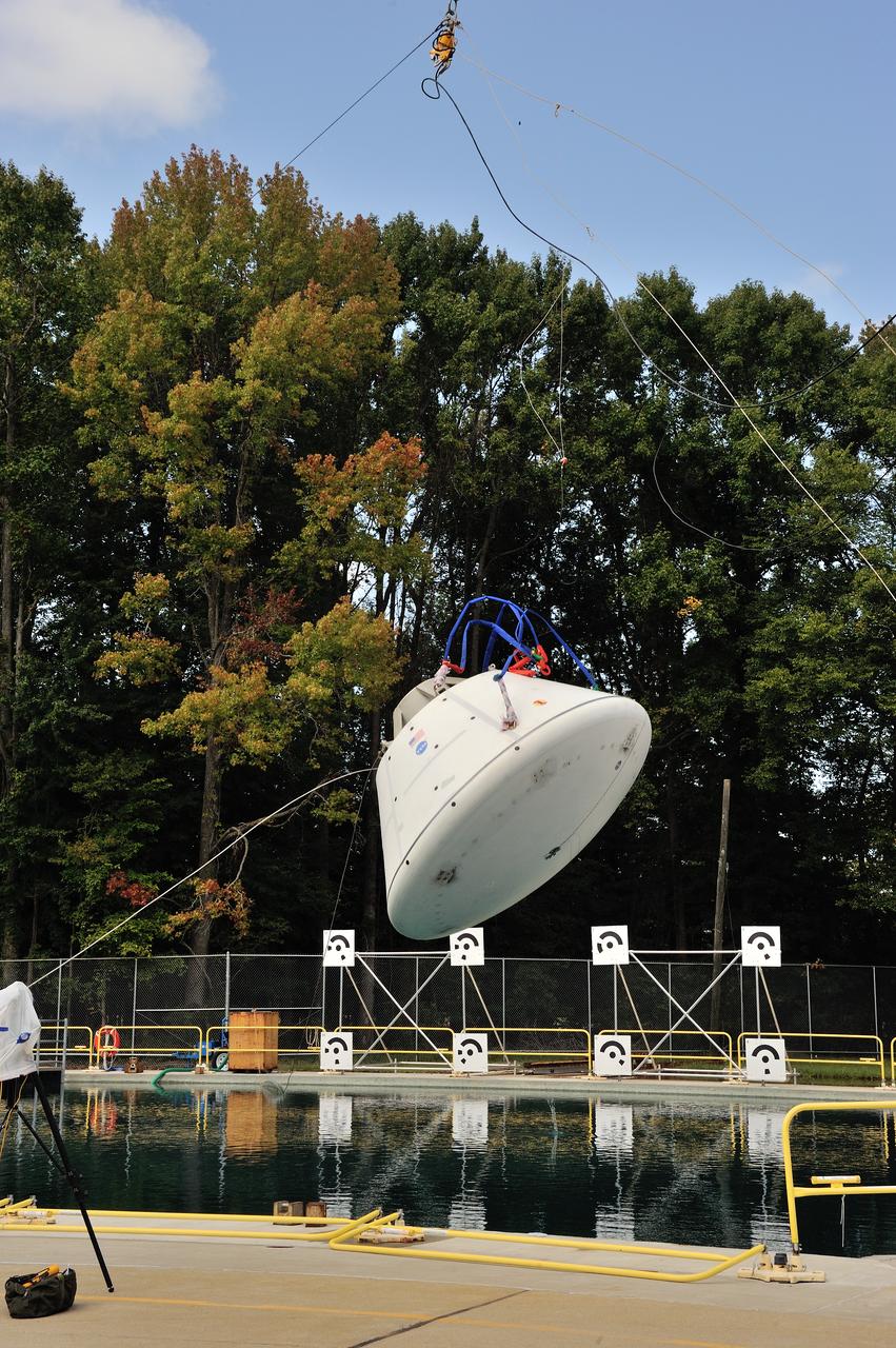 SPLASH BTA Phase 2 Vertical Tests 9: Documentation of preparation, set up and results of full scale BTA (Boilerplate Test Article) vertical drop test series performed in 2012 at the LaRC Hydro Impact Basin (HIB) 