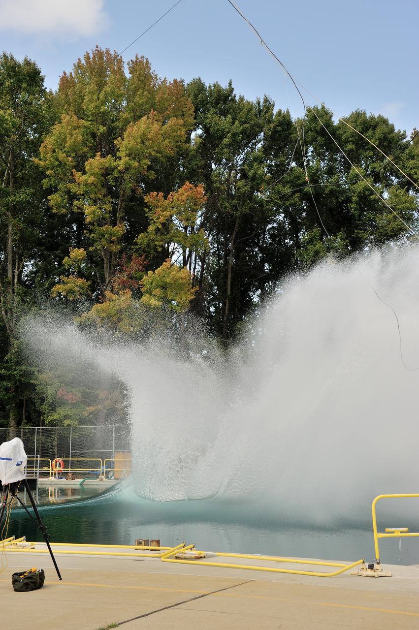 SPLASH BTA Phase 2 Vertical Tests 9: Documentation of preparation, set up and results of full scale BTA (Boilerplate Test Article) vertical drop test series performed in 2012 at the LaRC Hydro Impact Basin (HIB) 